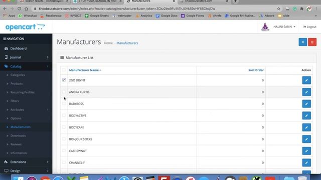 How to Change Brands/Manufacture in Journal Theme - Opencart смотреть онлайн