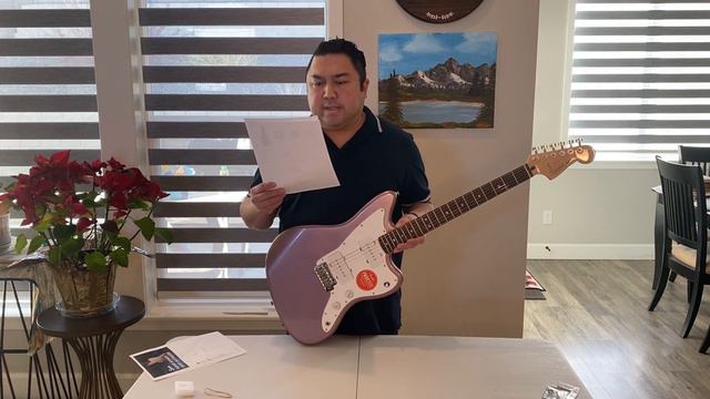 Squier Affinity Jazzmaster Unboxing and Demo смотреть онлайн