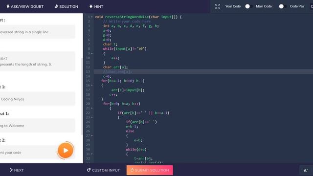 Reverse word wise | LeetCode | Coding Ninjas | Love Babbar question list смотреть онлайн