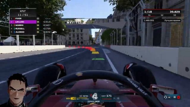 [F1 22] Карьера - Азербайджан (100% Дистанция, ИИ 75) смотреть онлайн