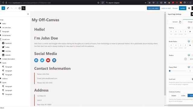 Blocksy: How to create multiple off-canvas menu/panel for desktop and/or mobile? смотреть онлайн