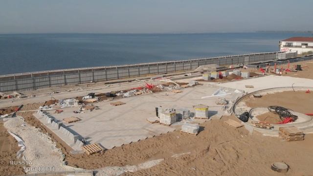 Реконструкция набережной в городе Тольятти / Автозаводский район / 27августа 2022 г / Russia смотреть онлайн