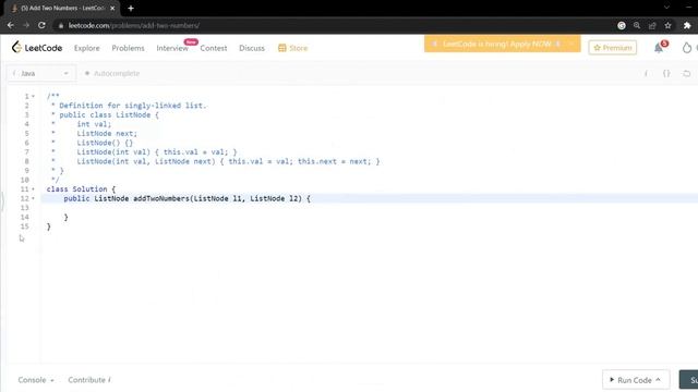 02 Add Two Numbers | Leetcode 02 | Solution | LinkedList смотреть онлайн