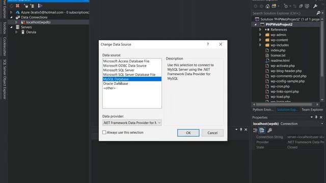 WordPress in Visual Studio 2019 | PHP & MySql Getting Started смотреть онлайн