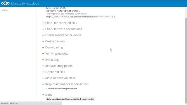 Nextcloud migration tool: ownCloud 9.1 to Nextcloud 11 смотреть онлайн