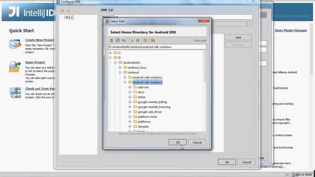 Create Android Project in IntelliJ IDEA Part 1 смотреть онлайн