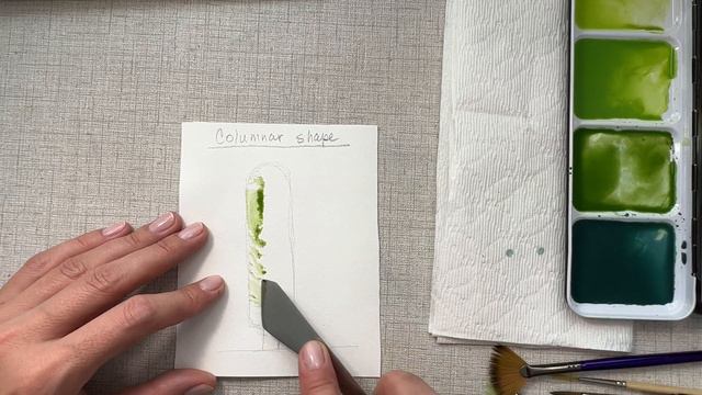 Ten ways to paint trees using alternative tools. 10 способов написать деревья акварелью. смотреть онлайн