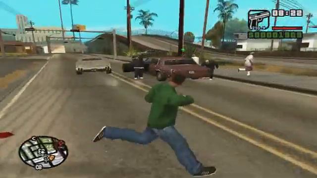 гта:са (Grand Theft Auto:San Andreas) миссии "Ограбление дяди Сэма" и "Og Loc" ||1часть|| смотреть онлайн