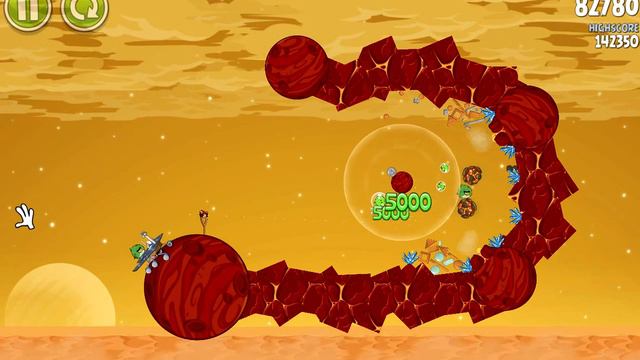 Angry Birds: Space EGGSTEROIDS (level 13) 3 stars. Прохождение от SAFa смотреть онлайн