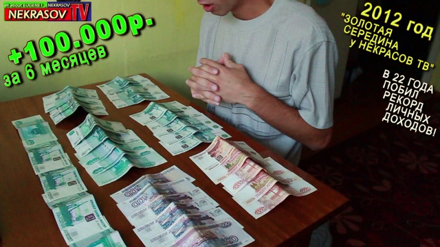 шоу NEKRASOV TV и +100 000 рублей за 6 месяцев смотреть онлайн