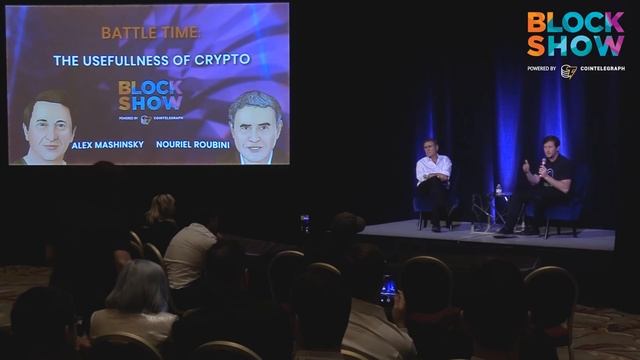 Crypto Brawl, Part 2. Alex Mashinsky vs Nouriel Roubini. BlockShow Americas смотреть онлайн