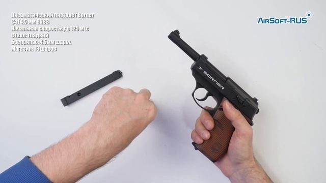 Пневматический пистолет Borner C41 4,5 мм GNBB