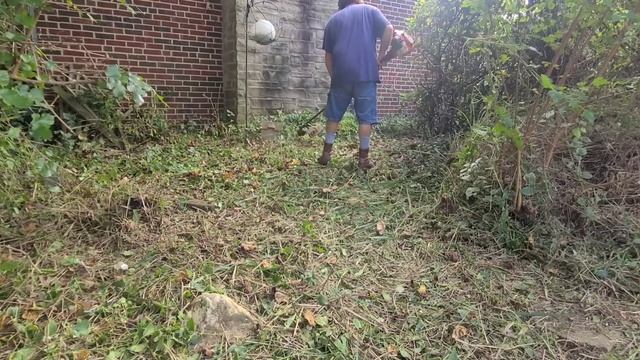 Free Overgrown abandon house grass edge trim . part 2 . got busted. смотреть онлайн