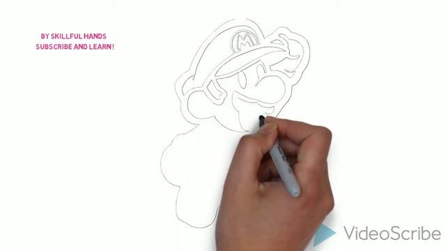 How to Draw a Mario / Как нарисовать Марио смотреть онлайн
