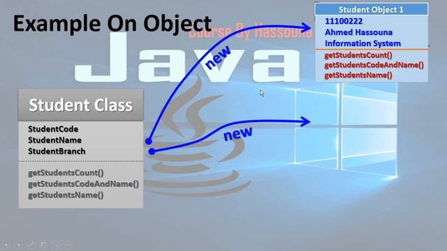 #105 What the meaning of Object from class And Example Of This In JAVA تعلم الجافا من البداية الي ا смотреть онлайн