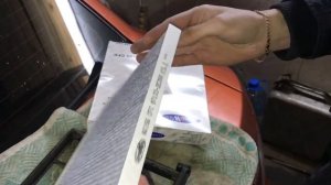 Замена салонного фильтра на Kia Rio 2