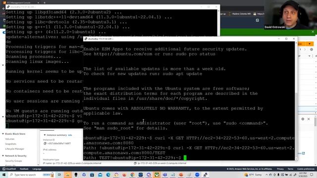Golang REST-based microservices API tutorial introduction on AWS EC2 смотреть онлайн