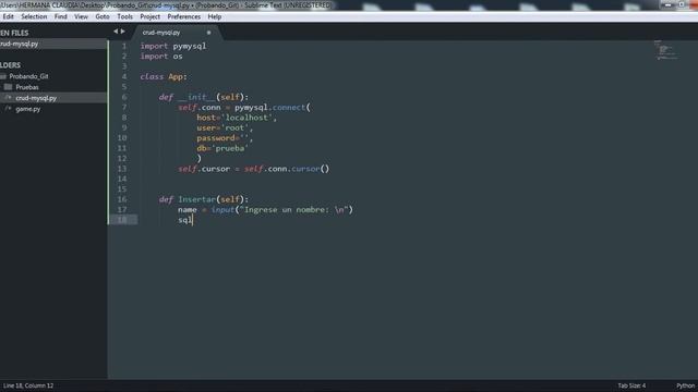 Mysql-Python| Insertar en base de datos con python | CRUD смотреть онлайн