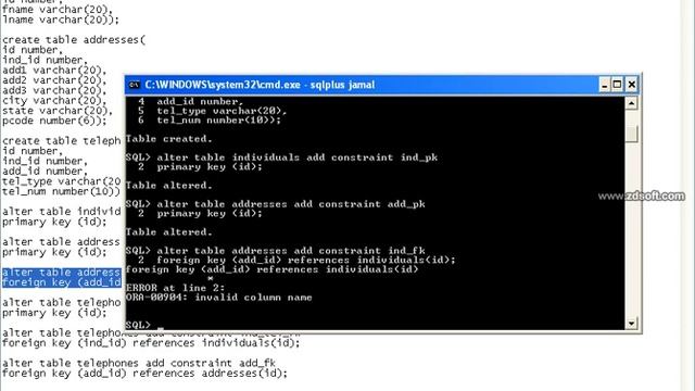 create table in oracle смотреть онлайн