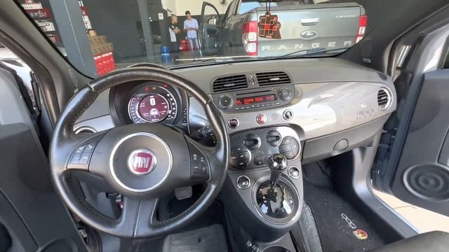 Projeto Fiat 500 transformação em Abarth na Cor Nardo Cinza смотреть онлайн