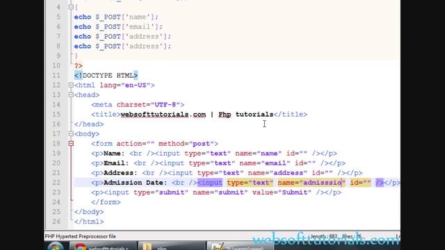 php tutorials in hindi / urdu - 47 - Insert php form data in mysql tables смотреть онлайн