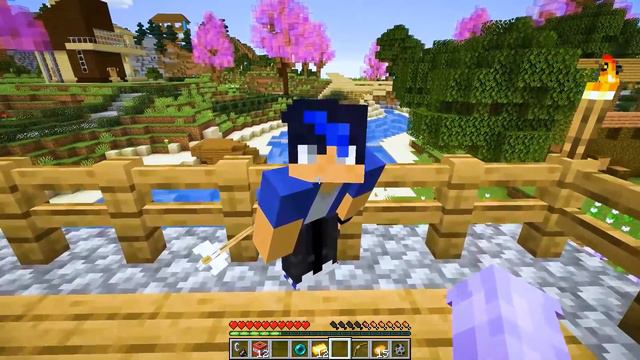 Using SIZE PORTALS For MEGA Pranks In Minecraft! смотреть онлайн