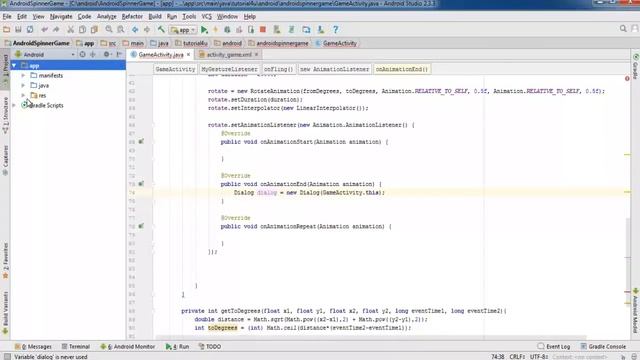 How to make Fidget Spinner Game With Android Studio - Android Studio Tutorial for Beginners смотреть онлайн