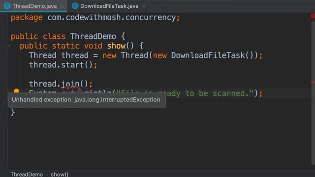 198 Joining a Thread смотреть онлайн