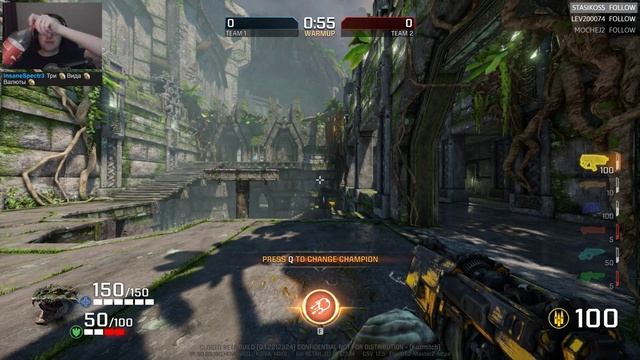 Quake Champions с друзьями смотреть онлайн