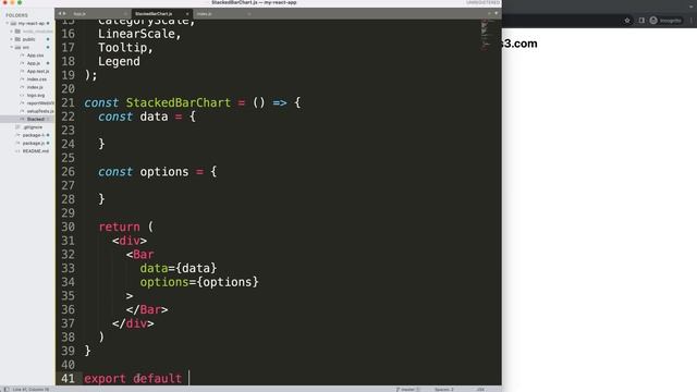 React Chart JS Stacked Bar Chart in Chart JS 4 смотреть онлайн