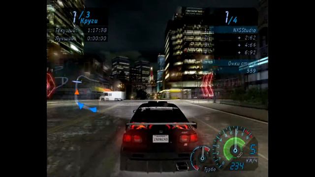 18+ NFS Underground - #13 Ha*** Hond'y (music by Женя Mad) смотреть онлайн