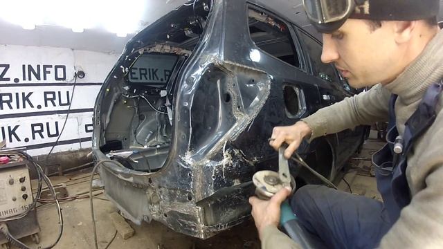 Кузовной ремонт. Покраска авто. Могилёв. Субару Форестер. 2 ч смотреть онлайн