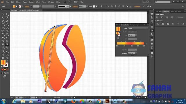 3d Logo Design | In Illustrator And Photoshop | Hindi Urdu Tutorial (new) смотреть онлайн