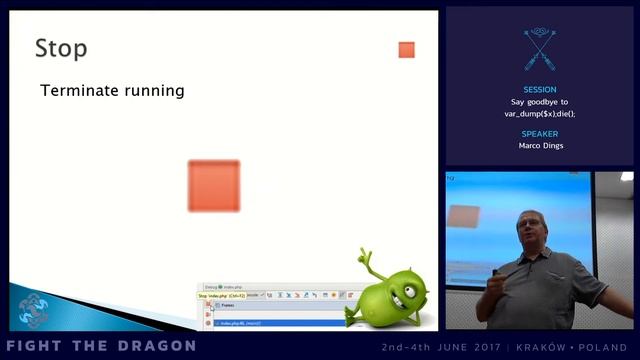JAB17 - Say goodbye to var_dump($x);die(); смотреть онлайн