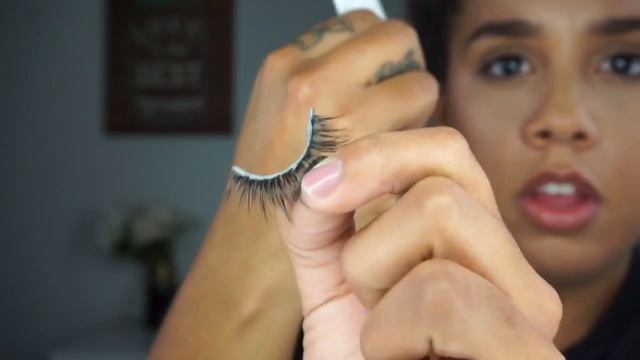 How To Apply False Lashes For Beginners - Lash Tutorial 2017