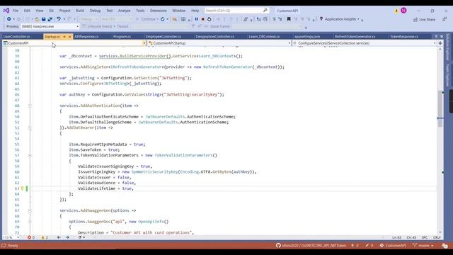 Resolved - expired JWT token working in .NET CORE Web API | .NET Core Tutorial смотреть онлайн