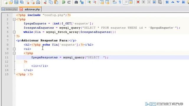 Enquete com PHP Parte 2 смотреть онлайн