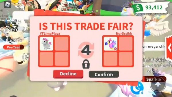 Was this a fair trade? ? in adopt me (roblox)
