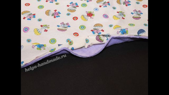 Как сшить плед конверт для новорожденного / Детский плед своими руками #DIY Tutorial смотреть онлайн