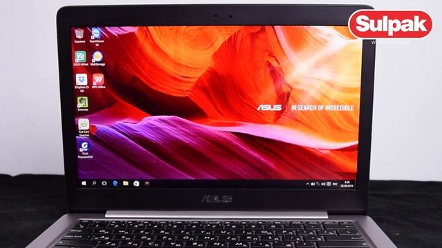 Ультрабук ASUS Zenbook UX310UQ распаковка (www.sulpak.kz) смотреть онлайн