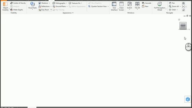 AutoDesk Inventor Professional missing Browser and/or Navigation toolbar Tutorial смотреть онлайн