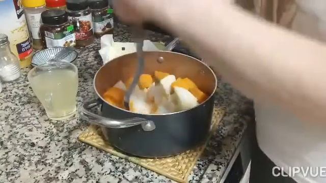 Оригинальный ГАРНИР пюре из картошки и бататы смотреть онлайн