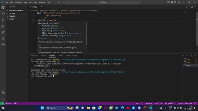 Dictionaries in Python | Python Dictionary | Python Tutorials for beginners | #pythondictionary смотреть онлайн