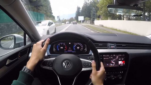Volkswagen Passat B8 Facelift 2.0 TDI (2020)(HIGHLINE) | P.O.V. Drive смотреть онлайн