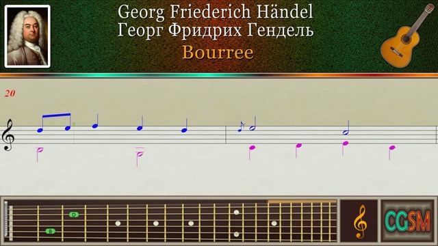 Handel Bourree Guitar смотреть онлайн