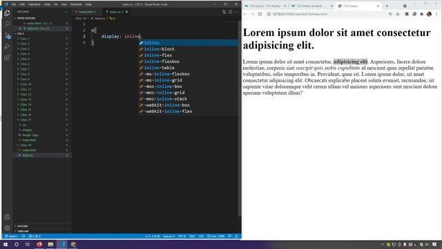 Part 18 - Display Block and Inline | CSS Bangla Tutorial from Zero to Hero смотреть онлайн