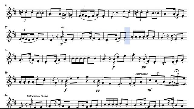 Habanera Carmen (Opera) by Georges Bizet Sheet Music for Violin and Violinists смотреть онлайн