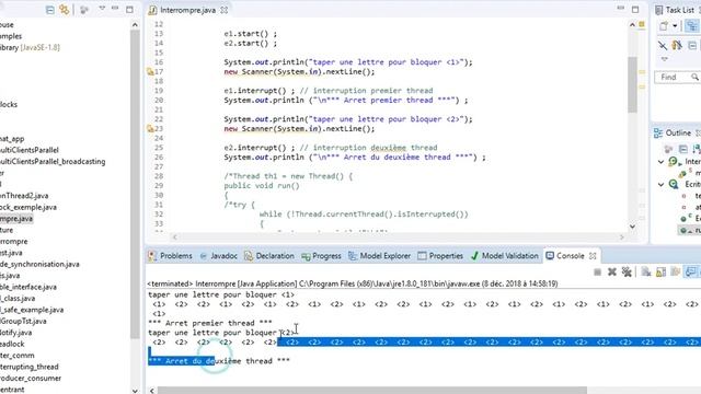 4- Java multi-threading: Interruption de threads | Darija смотреть онлайн