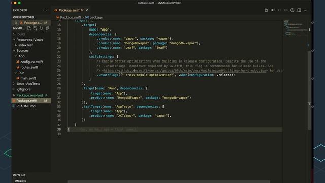 Server Side Swift with MongoDB and Vapor смотреть онлайн