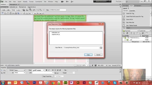 Dreamweaver Fluid Grid Layout Overview смотреть онлайн